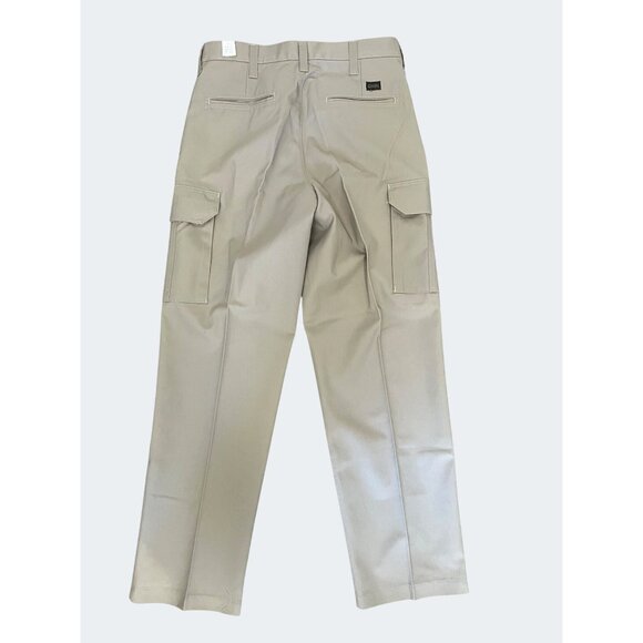 Cintas ComfortFlex Mens Work Beige Cargo Pants Size 30X30 - Picture 2 of 12